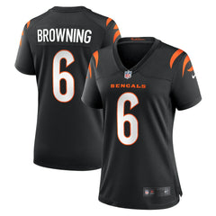 Jake Browning Cincinnati Bengals Women's Game Jersey Black | Nike for Sale