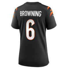 Jake Browning Cincinnati Bengals Women's Game Jersey Black | Nike for Sale