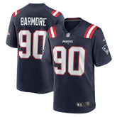 Christian Barmore New England Patriots Player Game Jersey Navy | Nike for Sale