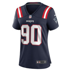 Christian Barmore New England Patriots Women's Game Jersey Navy | Nike for Sale