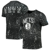 Brooklyn Nets FISLL Splatter Print T-Shirt Black - NBA