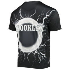 Brooklyn Nets FISLL Tornado Bolt T-Shirt Black - NBA