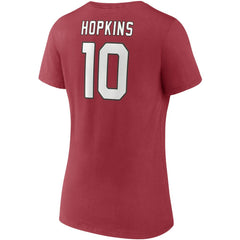DeAndre Hopkins Arizona Cardinals Women's Player Icon Name & Number V-Neck T-Shirt Cardinal | Fanatics