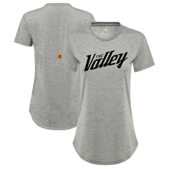 Phoenix Suns Sportiqe Women's 2021/22 City Edition Phoebe T-Shirt Gray - NBA