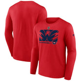 Washington Capitals Fanatics Authentic Pro Core Collection Secondary Long Sleeve T-Shirt - Red - NHL