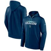 Seattle Kraken Fanatics Authentic Pro Rink Pullover Hoodie - Deep Sea Blue - NHL