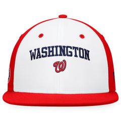 Washington Nationals Fanatics Iconic Color Blocked Fitted Hat - MLB