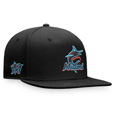 Miami Marlins Fanatics Iconic Team Patch Fitted Hat - MLB