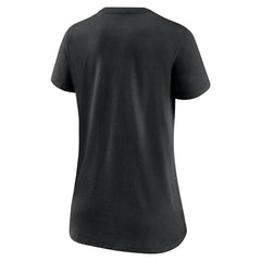 Cincinnati Bengals Women's Lock Up Tri-Blend V-Neck T-Shirt Heathered Black | Nike for Sale