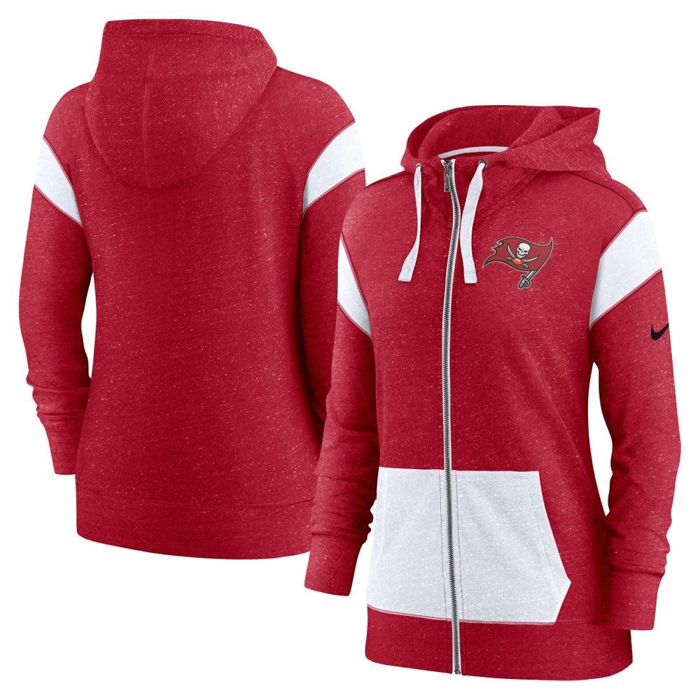 Tampa Bay Buccaneers Women's Monaco Lightweight Full-Zip Hoodie Red/White | Nike for Sale