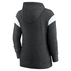 Baltimore Ravens Women's Monaco Lightweight Full-Zip Hoodie Heather Black/White | Nike for Sale