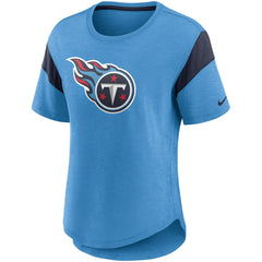 Tennessee Titans Women's Primary Logo Fashion Top Light Blue | Nike for Sale