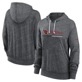 Arizona Cardinals Women's Team Spirit Gym Vintage Lightweight Hoodie Top Heather Charcoal | Nike for Sale