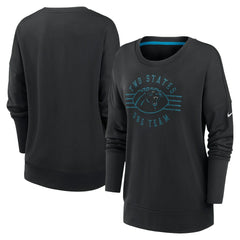 Carolina Panthers Women's Rewind Playback Icon Performance Pullover Sweatshirt Black | Nike for Sale