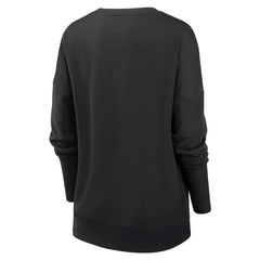 New Orleans Saints Women's Rewind Playback Icon Performance Pullover Sweatshirt Black | Nike for Sale