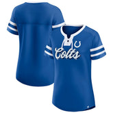 Indianapolis Colts Women's Original State Lace-Up T-Shirt Royal | Fanatics