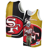 Jerry Rice San Francisco 49ers Retired Player Graphic Tank Top Black/Gold | Mitchell & Ness