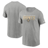 New Orleans Saints Muscle T-Shirt Heathered Gray | Nike for Sale