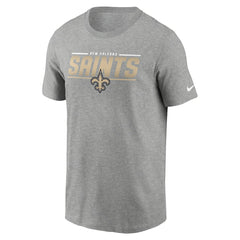 New Orleans Saints Muscle T-Shirt Heathered Gray | Nike for Sale