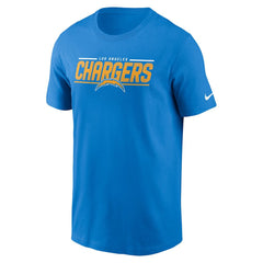 Los Angeles Chargers Muscle T-Shirt Powder Blue | Nike for Sale