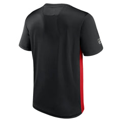 Detroit Red Wings Fanatics Authentic Pro Rink Tech T-Shirt - Black/Red - NHL