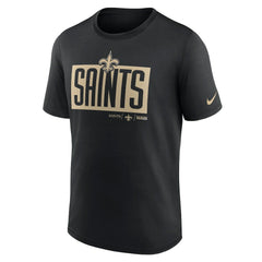 New Orleans Saints Exceed Performance T-Shirt Black | Nike for Sale