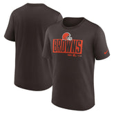 Cleveland Browns Exceed Performance T-Shirt Brown | Nike for Sale