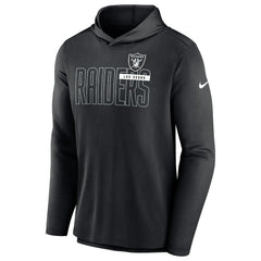 Las Vegas Raiders Lightweight Performance Hooded Long Sleeve T-Shirt Black | Nike for Sale