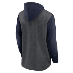 Tennessee Titans Surrey Legacy Pullover Hoodie Heathered Charcoal/Navy | Nike for Sale