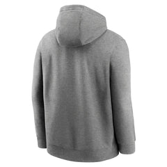New York Jets Rewind Club Fleece Pullover Hoodie Heathered Gray | Nike for Sale