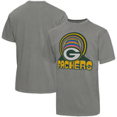 Green Bay Packers Junk Food Wonderland Infinity Vibe T-Shirt Graphite | NFL