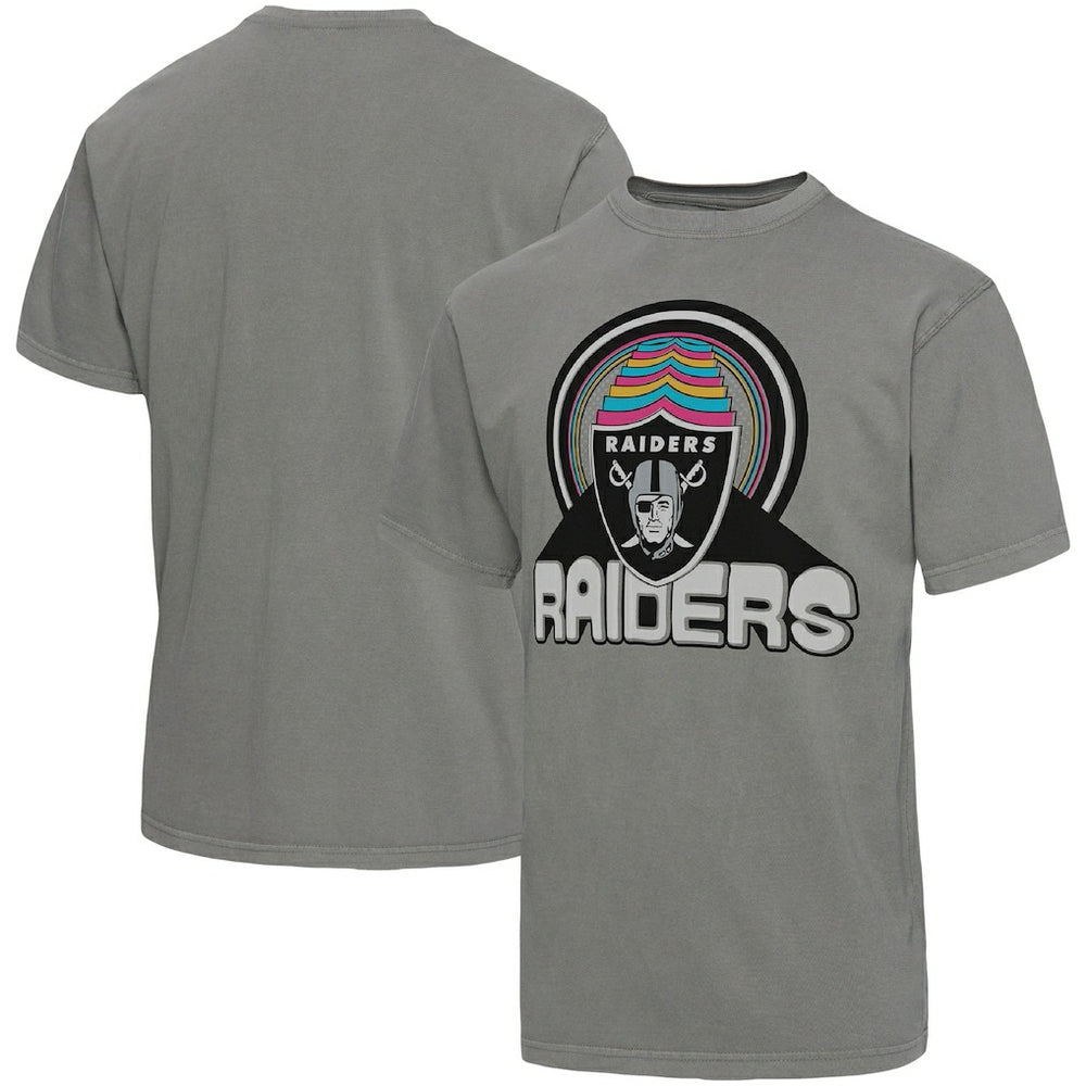 Las Vegas Raiders Junk Food Wonderland Infinity Vibe T-Shirt Graphite | NFL