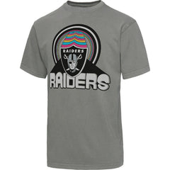 Las Vegas Raiders Junk Food Wonderland Infinity Vibe T-Shirt Graphite | NFL