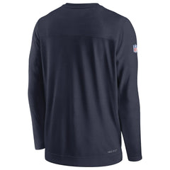 Tennessee Titans Sideline Lockup Performance Pullover Sweatshirt Navy | Nike for Sale