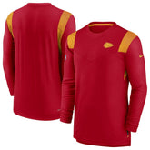 Kansas City Chiefs Sideline Tonal Logo Performance Player Long Sleeve T-Shirt Red | Nike for Sale