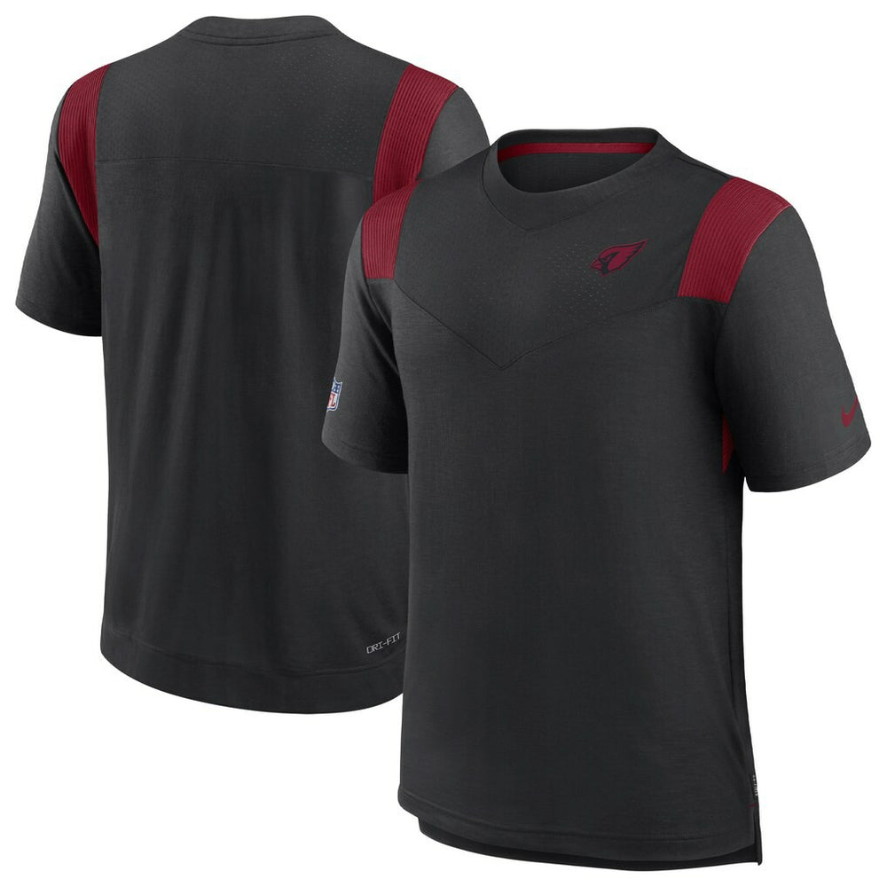 Arizona Cardinals Sideline Tonal Logo Performance Player T-Shirt Black | Nike for Sale