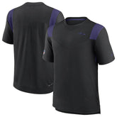 Baltimore Ravens Sideline Tonal Logo Performance Player T-Shirt Black | Nike for Sale