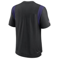 Baltimore Ravens Sideline Tonal Logo Performance Player T-Shirt Black | Nike for Sale