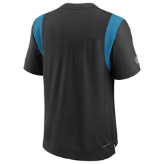 Carolina Panthers Sideline Tonal Logo Performance Player T-Shirt Black | Nike for Sale