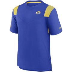 Los Angeles Rams Sideline Tonal Logo Performance Player T-Shirt Royal | Nike for Sale