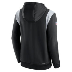 Las Vegas Raiders Sideline Athletic Stack Performance Pullover Hoodie Black | Nike for Sale