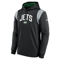 New York Jets Sideline Athletic Stack Performance Pullover Hoodie Black | Nike for Sale