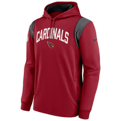 Arizona Cardinals Sideline Athletic Stack Performance Pullover Hoodie Cardinal | Nike for Sale