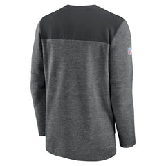 Atlanta Falcons Sideline Lockup Performance Quarter-Zip Top Charcoal | Nike for Sale