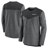 Baltimore Ravens Sideline Lockup Performance Quarter-Zip Top Charcoal | Nike for Sale