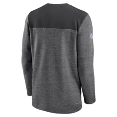 New York Jets Sideline Lockup Performance Quarter-Zip Top Charcoal | Nike for Sale