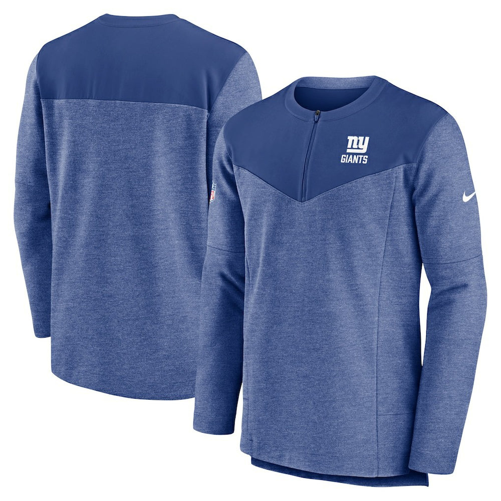 New York Giants Sideline Lockup Performance Quarter-Zip Top Royal | Nike for Sale