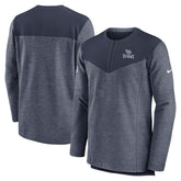 Tennessee Titans Sideline Lockup Performance Quarter-Zip Top Navy | Nike for Sale
