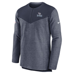 Tennessee Titans Sideline Lockup Performance Quarter-Zip Top Navy | Nike for Sale