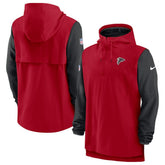 Atlanta Falcons Sideline Player Quarter-Zip Hoodie Red/Black | Nike for Sale